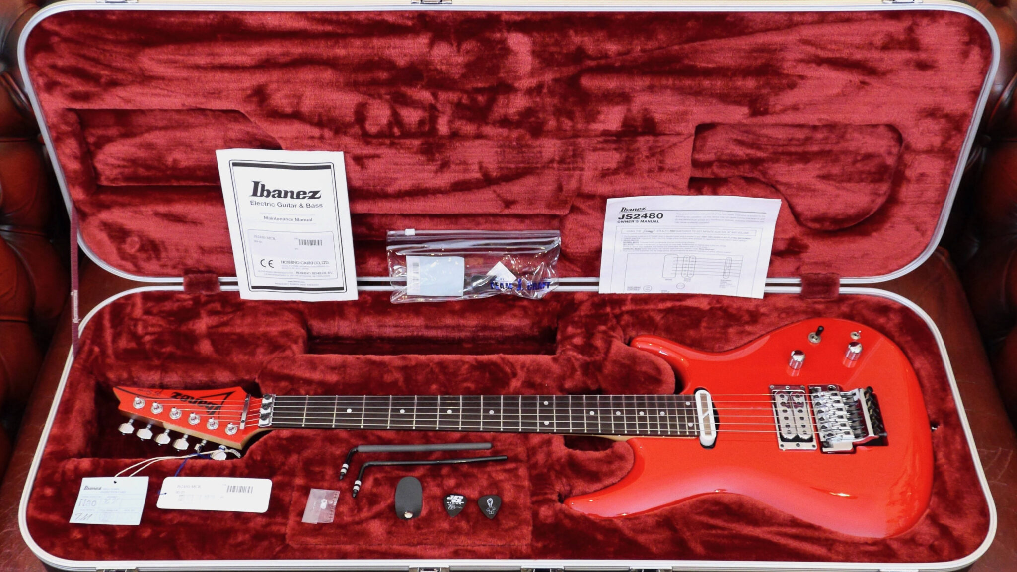 Ibanez Joe Satriani Js Muscle Car Red Js Mcr