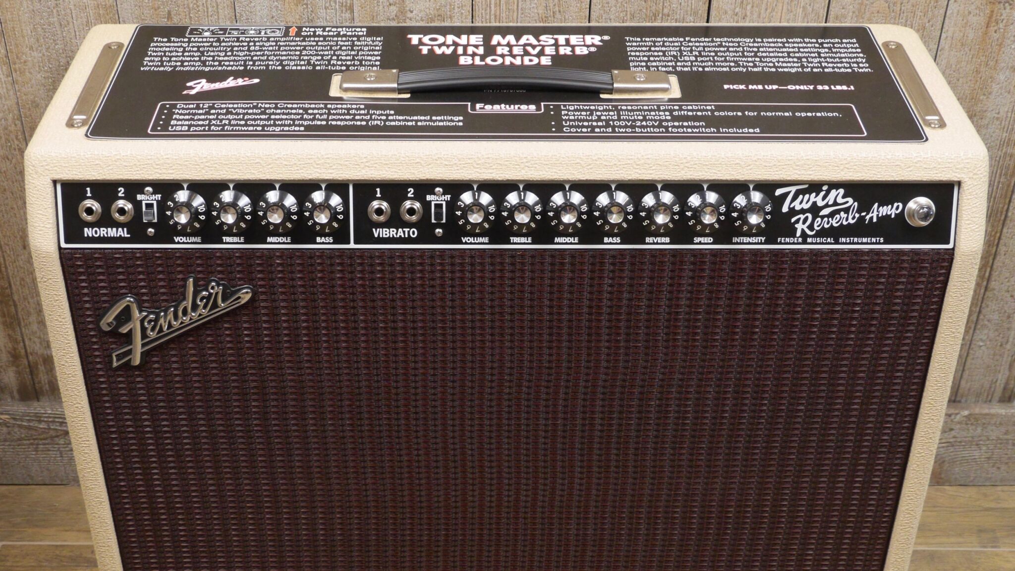 Fender Tone Master Twin Reverb Blonde 2274206982