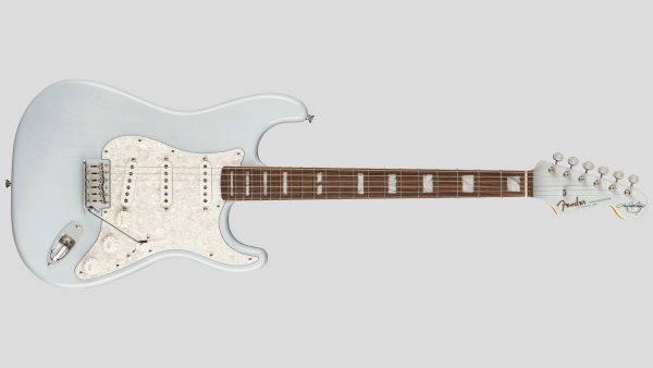 Fender Kenny Wayne Shepherd Strato Trans Faded Sonic Blue 0117510811 Made in Usa
