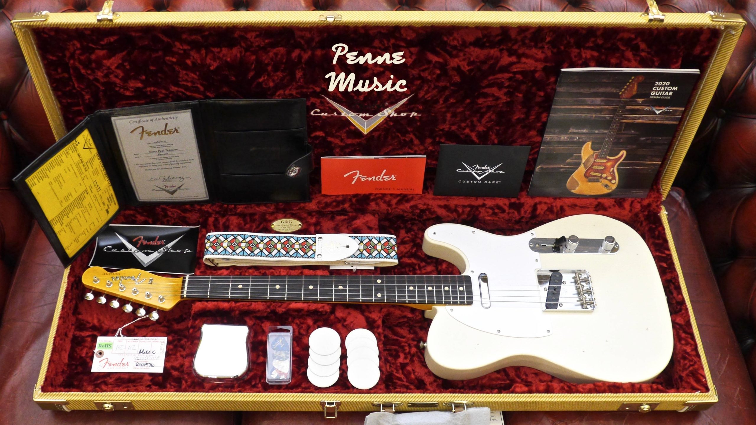 Jimmy page deals telecaster custom shop