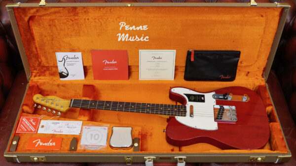 Fender American Vintage II 1963 Tele Crimson Red Transparent 0110380838 inclusa custodia rigida