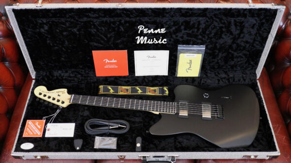 Fender Jim Root Jazzmaster Flat Black 0115300706 Made in Usa inclusa custodia rigida Fender