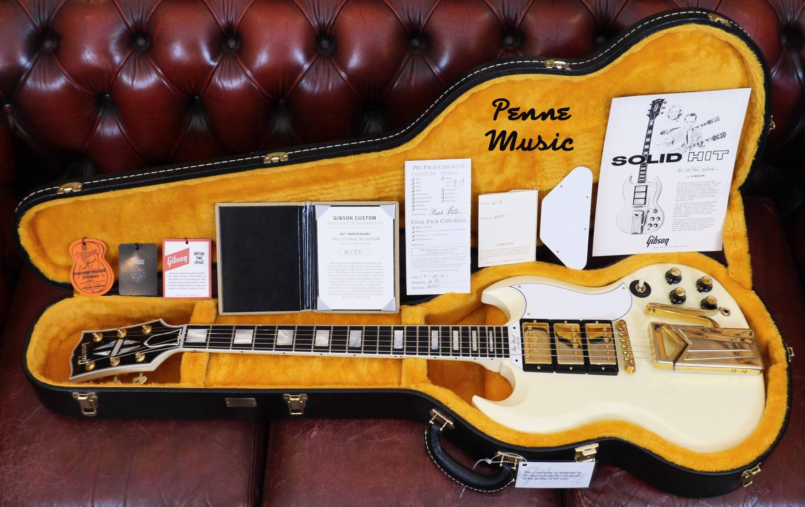 Portachiavi chitarra Gibson Les Paul personalizzati in pelle -  Italia