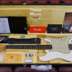 Fender Custom Shop Time Machine 1964 Stratocaster Aged Olympic White Journeyman Relic 31/07/2024 1