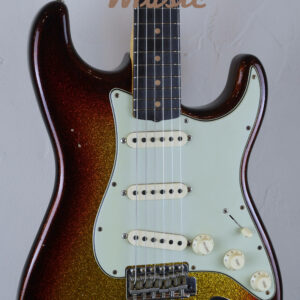 Fender Custom Shop Limited Edition 1963 Stratocaster Sparkle 3-Color Sunburst Journeyman Relic 06/09/2024 4