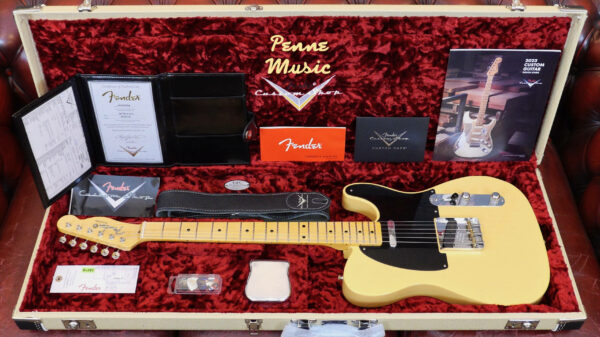 Fender Custom Shop Time Machine 1954 Telecaster Faded Nocaster Blonde DCC 9236091067 Made in Usa
