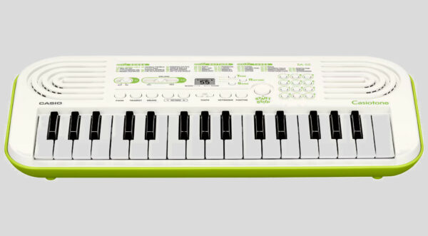 Casio SA-50 bianca 100 suoni, 50 ritmi, 10 brani, 2 casse da 0,5 watt