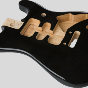 Fender Deluxe Stratocaster Alder Body Black 3