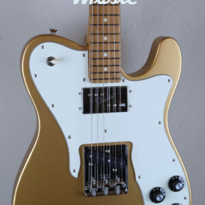 Fender Limited Edition Hybrid Telecaster Custom Roasted Maple Neck Satin Gold 3