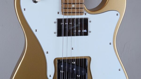 Fender Limited Edition Hybrid Tele Custom Roasted Maple Neck Satin Gold 5501602378 Made in Japan