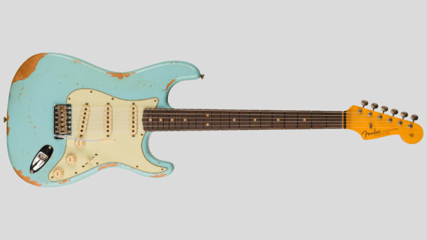 Fender Custom Shop Limited Edition 1964 L-Series Stratocaster Daphne Blue Heavy Relic 9236091051