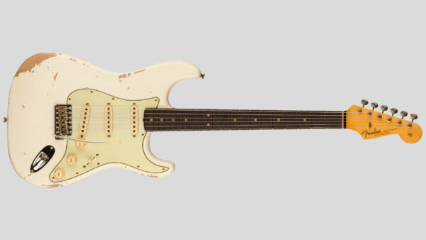 Fender Custom Shop Limited Edition 1964 L-Series Stratocaster Olympic White Heavy Relic 9236091052