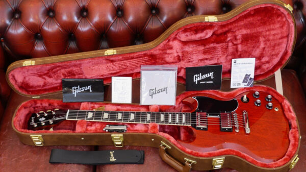 Gibson SG Standard 61 04/12/2023 Vintage Cherry SG6100VENH1 Made in Usa inclusa custodia rigida