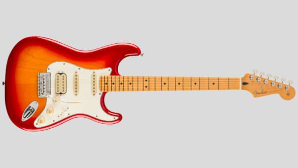 Fender Player II Stratocaster HSS Aged Cherry Burst 0140542531 con custodia Fender in omaggio