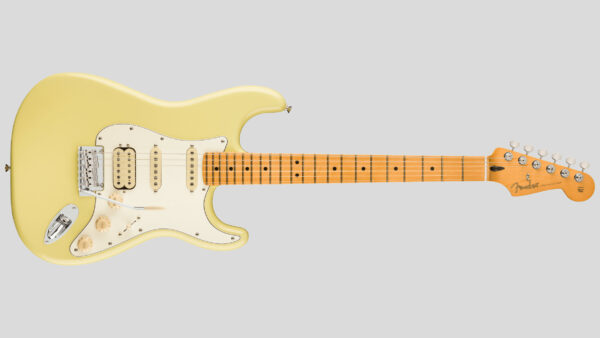 Fender Player II Stratocaster HSS Hialeah Yellow 0140542561 con custodia Fender in omaggio