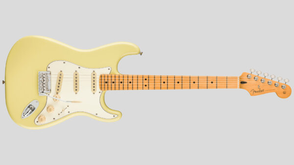 Fender Player II Stratocaster Hialeah Yellow 0140512561 con custodia Fender in omaggio