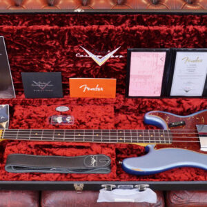 Fender Custom Shop Time Machine 1964 Precision Bass 2022 Aged Lake Placid Blue Relic 1