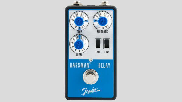 Fender Bassman Delay Pedal True-Bypass 0234612000 bass-tuned analog and digital delay DSP