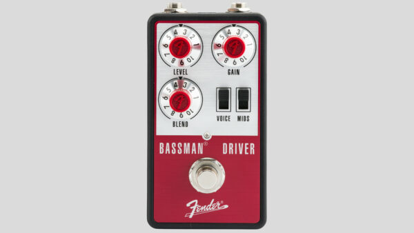 Fender Bassman Driver Pedal True-Bypass 0234610000 two gain voices distortion