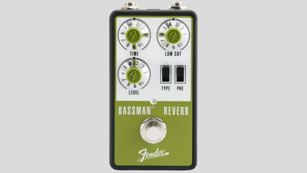 Fender Bassman Reverb Pedal True-Bypass 0234613000 bass-tuned room and hall reverb DSP