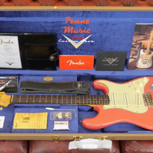 Fender Custom Shop Limited Edition 1959 Stratocaster Super Faded Aged Fiesta Red Journeyman Relic 02/10/2023 1