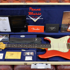 Fender Custom Shop Limited Edition 1963 Stratocaster Aged Candy Apple Red Journeyman Relic 02/04/2024 1