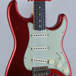 Fender Custom Shop Limited Edition 1963 Stratocaster Aged Candy Apple Red Journeyman Relic 02/04/2024 4