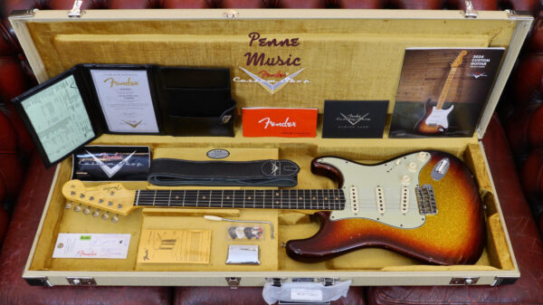 Fender Custom Shop Limited Edition 1963 Stratocaster Sparkle 3-Color Sunburst J.Relic 9236081354