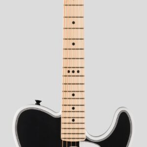 Fender Jack White Telecaster Triplecaster Satin Arctic White with Black Top 1