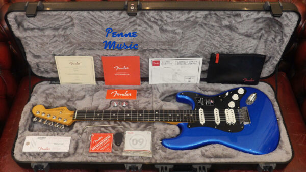 Fender American Ultra II Stratocaster HSS Noble Blue 0119151776 Made in Usa