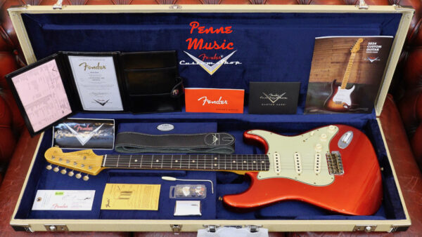 Fender Custom Shop Limited Edition 1963 Stratocaster Candy Apple Red Journeyman Relic 9236091471