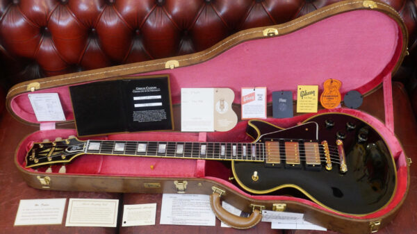 Gibson Custom Shop 1957 Les Paul Custom Reissue 3-Pickup Ebony VOS 27/06/2022 LPB357VOEBGH1