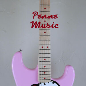 Squier by Fender x Hello Kitty Stratocaster Pink #117 + Gig Bag + Fuzz Pedal + Strap + Cable + Pick Tin 1