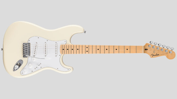 Fender Standard Stratocaster Olympic White 0266220505 con custodia Fender in omaggio