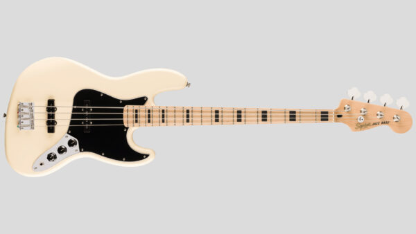 Squier by Fender Affinity Active Jazz Bass Olympic White 0378703505 custodia Fender in omaggio